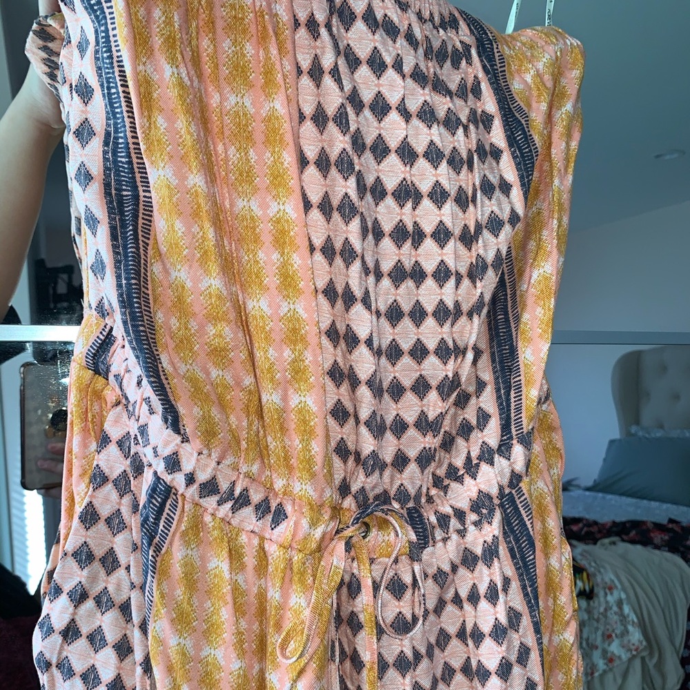 Bohemian Print strapless Jumpsuit